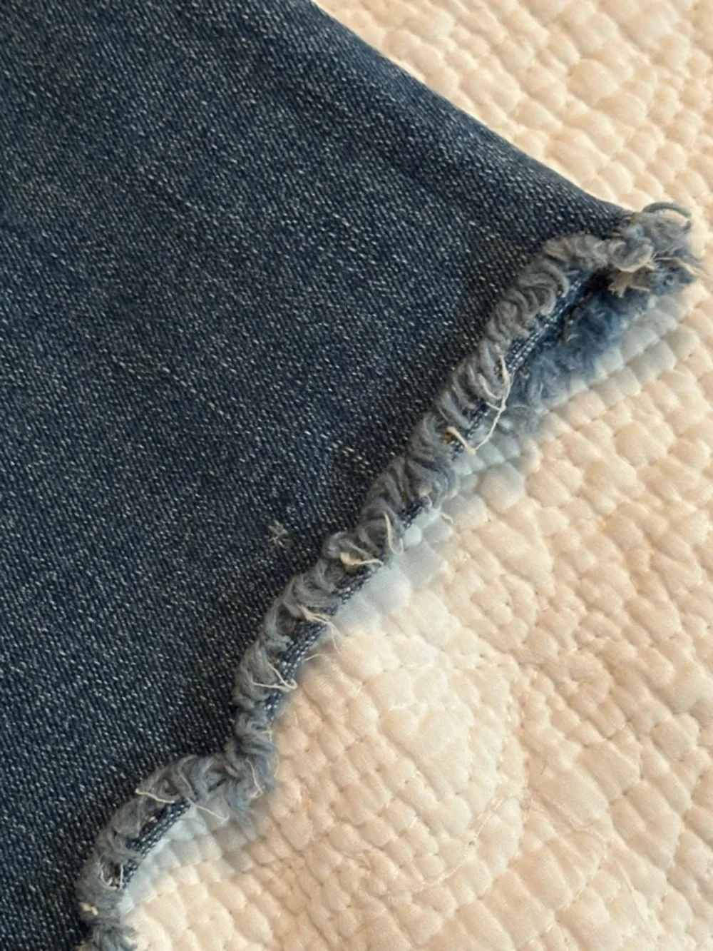 Free People W27 Bootcut Denim Jeans with Frayed Hem